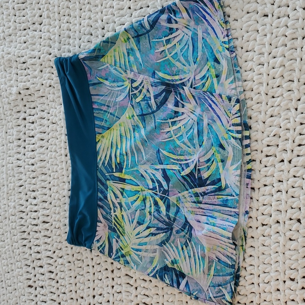 Title Nine Women's Swim Skirt - Blue and Green